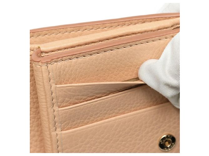 Gucci GG Emblem Medium Bi-Fold Geldbörse Beige - Ansicht 6