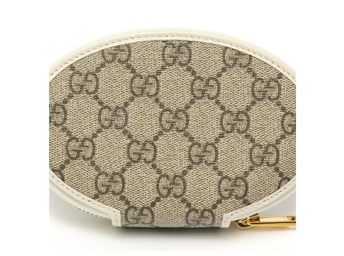 Monedero Gucci Horsebit 1955 Blanco Beige - vista 2
