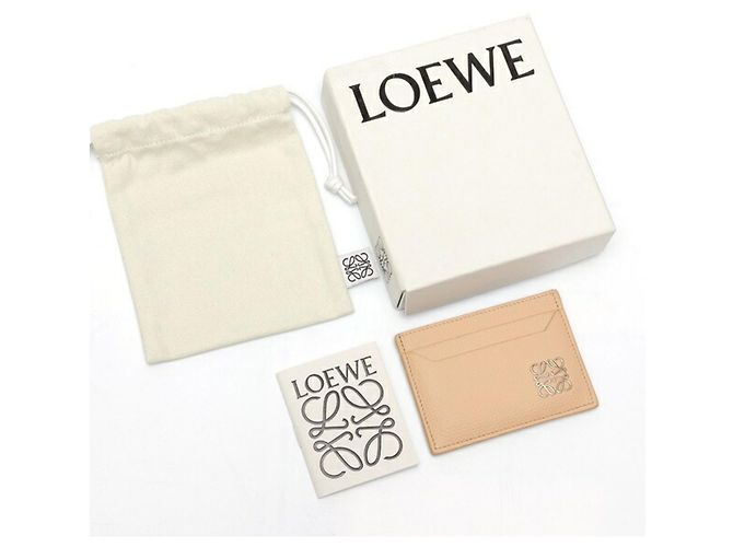 Tarjetero de cuero rosa Loewe - vista 6