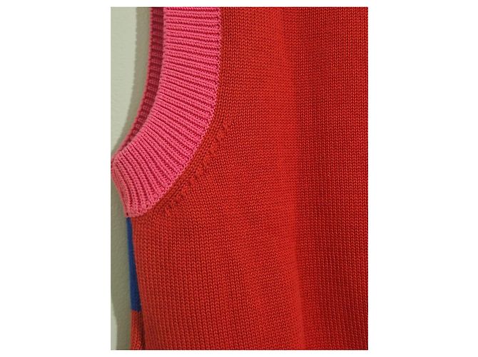 Top Versace in cotone multicolore - vista 4