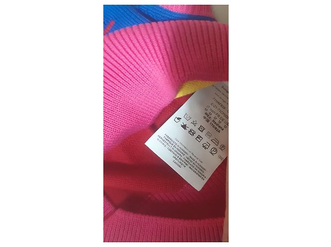 Top Versace in cotone multicolore - vista 6