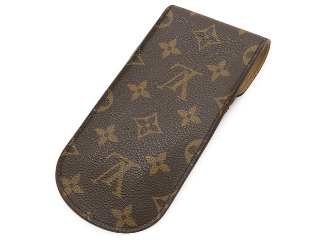 Custodia per Occhiali Monogram Louis Vuitton Marrone - vista 2
