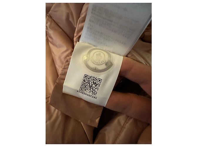 Moncler chaqueta bomber plateada adornada Rosa - vista 15