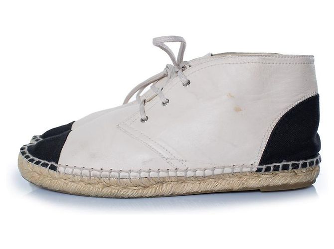 Chanel, espadrillas alte Nero - vista 2