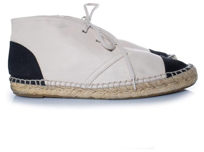 Chanel, espadrillas alte Nero - vista 4
