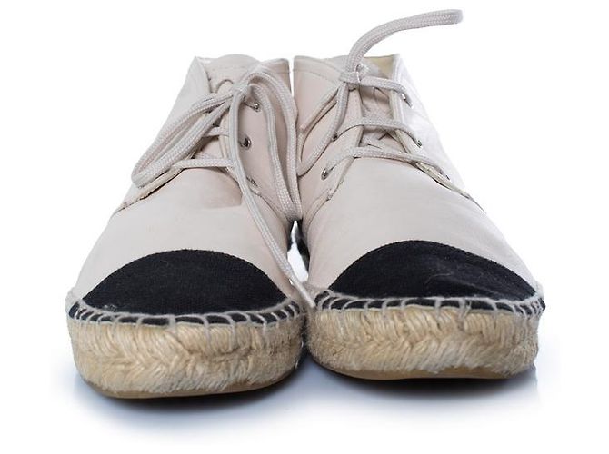 Chanel, espadrillas alte Nero - vista 5