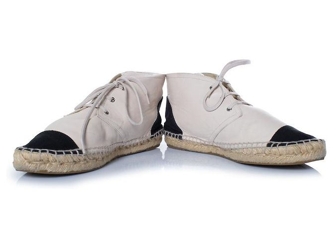 Chanel, espadrillas alte Nero - vista 6