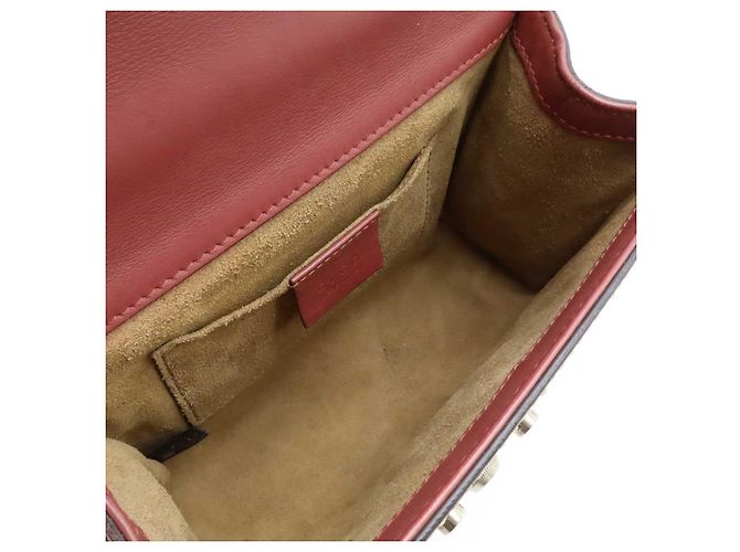 Borsa a Spalla Gucci Padlock GG Supreme Beige - vista 7