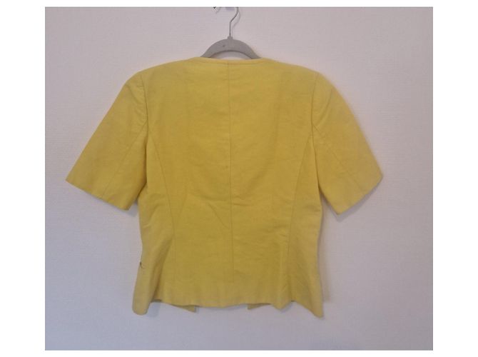 Céline Yellow Wool Jacket - view 12