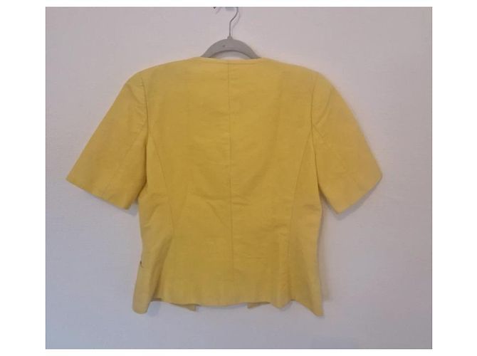 Céline Yellow Wool Jacket - view 2
