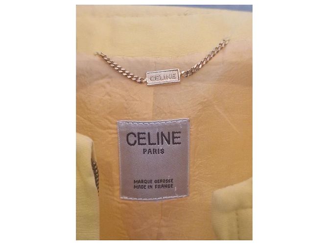 Céline Yellow Wool Jacket - view 3