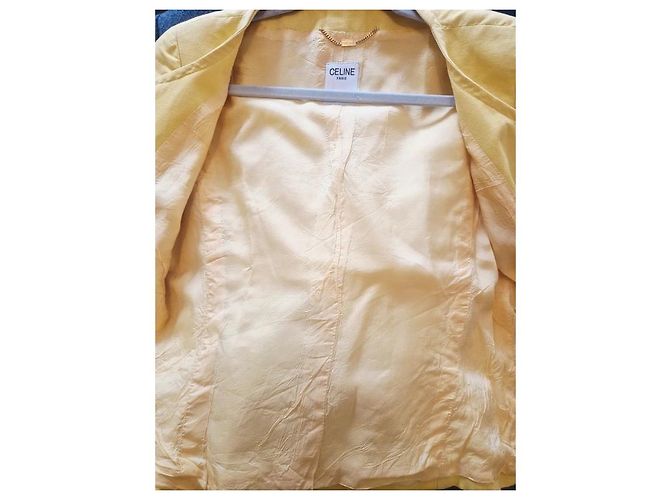 Céline Yellow Wool Jacket - view 4