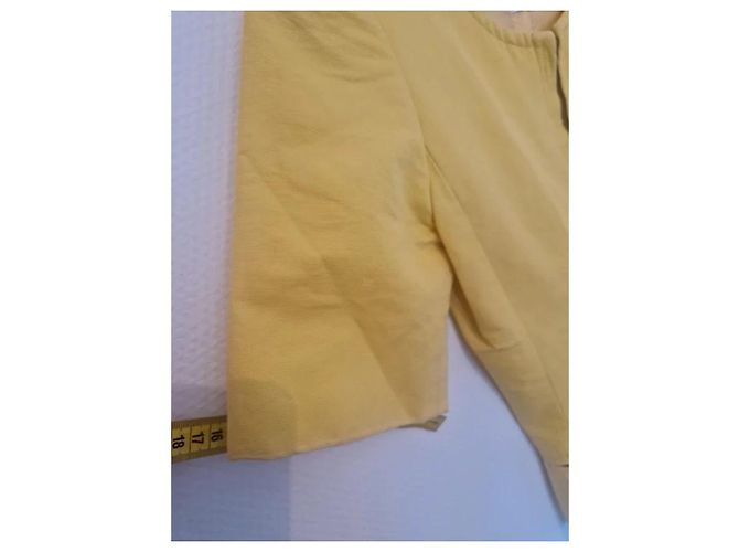 Céline Yellow Wool Jacket - view 7