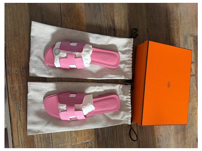 Oran Hermès Sandalen Pink - Ansicht 2