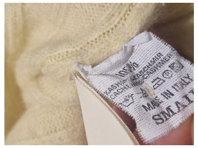 Brunello Cucinelli Gelbe Kaschmir Strickware - Ansicht 5