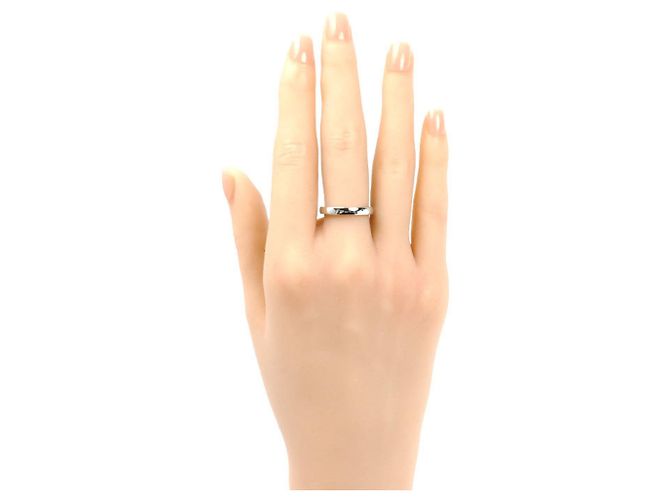 Anello della collezione Camelia in platino Pt950 di Chanel - vista 7