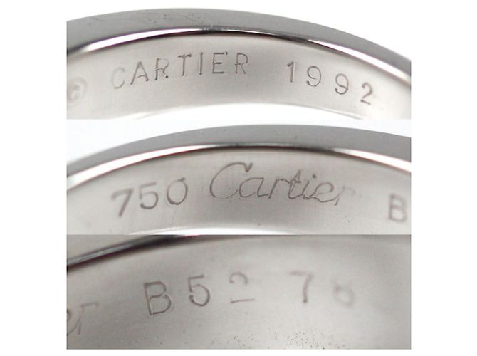 Triandre-Diamantring aus 18K Weißgold von Cartier - Ansicht 5