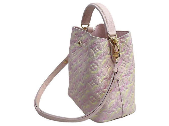 Néonoé Borsa a Spalla Louis Vuitton NeoNoe BB Summer Stardust Rosa - vista 2