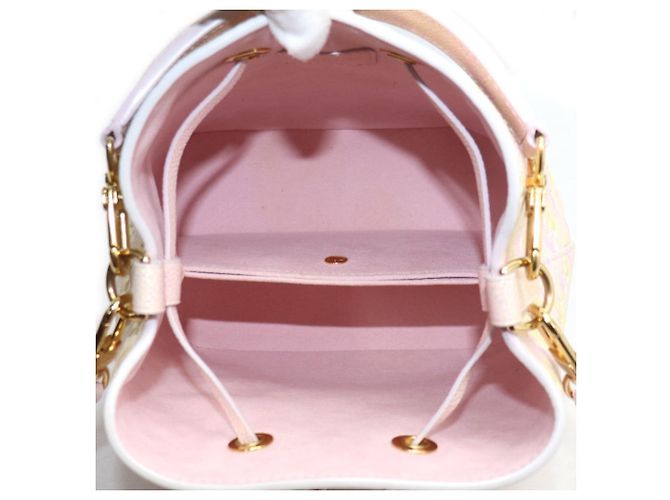Néonoé Borsa a Spalla Louis Vuitton NeoNoe BB Summer Stardust Rosa - vista 4