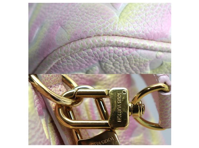 Néonoé Borsa a Spalla Louis Vuitton NeoNoe BB Summer Stardust Rosa - vista 7