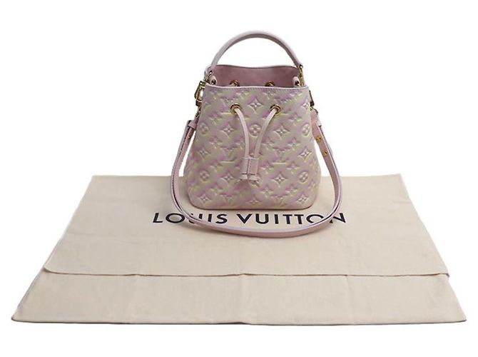 Néonoé Borsa a Spalla Louis Vuitton NeoNoe BB Summer Stardust Rosa - vista 8