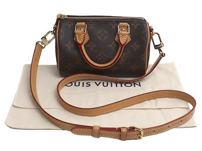 Borsa a Spalla 2 in 1 Nano Speedy di Louis Vuitton Marrone - vista 10