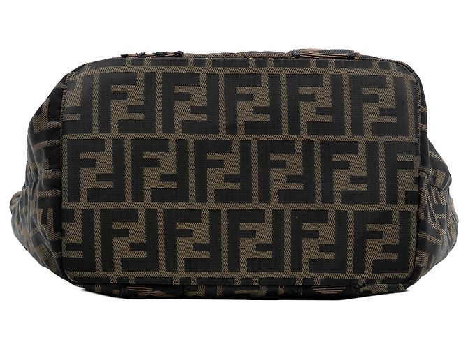Fendi Braune Zucca Canvas Roma 1925 Einkaufstasche - Ansicht 3