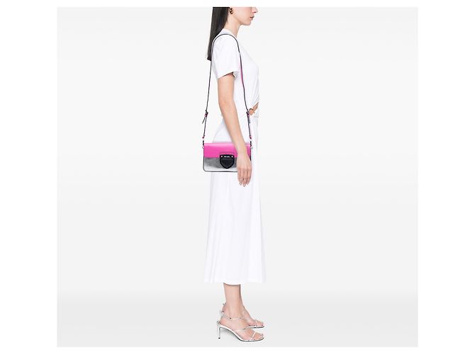 Prada Silber Tricolor Metallic Cinghiale Umhängetasche - Ansicht 6