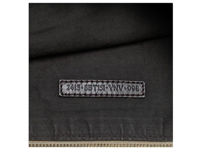Borsa a tracolla in tela Zucchino marrone Fendi Marrone chiaro - vista 5