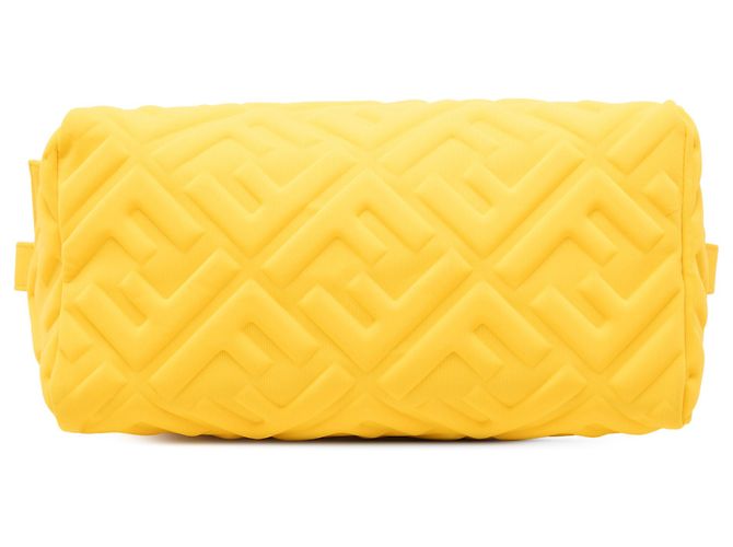 Neceser de tela técnica estampada Zucca amarilla Fendi Amarillo - vista 3