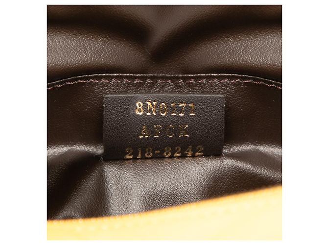 Neceser de tela técnica estampada Zucca amarilla Fendi Amarillo - vista 6