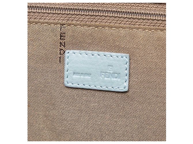 Fendi Braune Zucca-besetzte Canvas-Tasche Beige - Ansicht 5