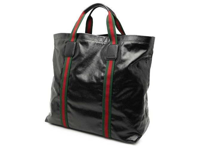 Tote Gucci Nero GG Stampato Web - vista 2