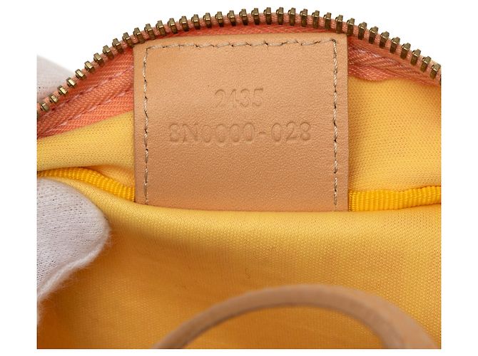 Bolsa de mão mini Zucchino em lona rosa Fendi - vista 6