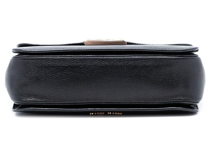 Borsa Madras in pelle di capra marrone Miu Miu Beige - vista 3