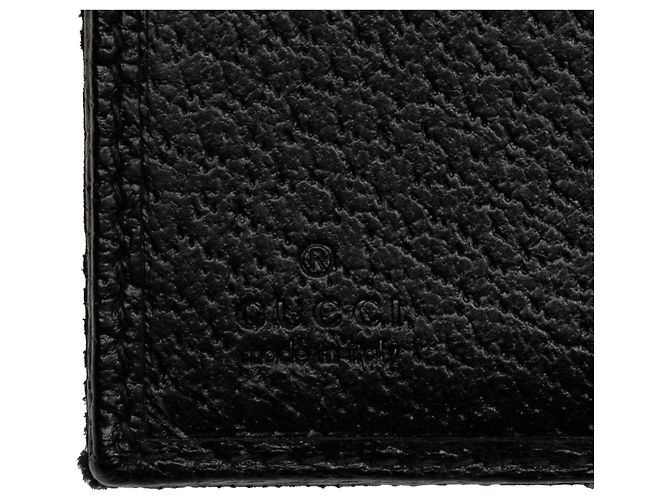 Gucci Black GG Canvas Eclipse Small Wallet - view 5