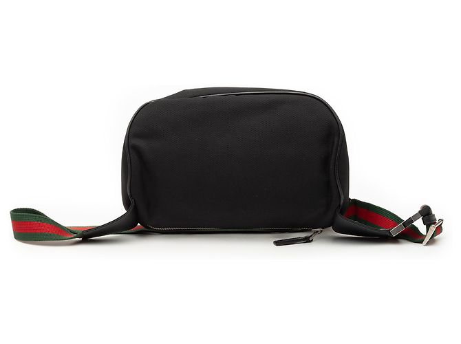 Belt bag in nylon nero Gucci - view 3