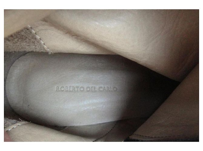 Autre Marque Botas Roberto Del Carlo de cuero marrón Castaño - vista 6