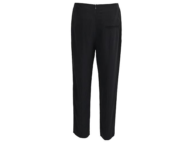 Pantalones de Acetato Negro con Detalles de Botones Alexander McQueen - vista 3