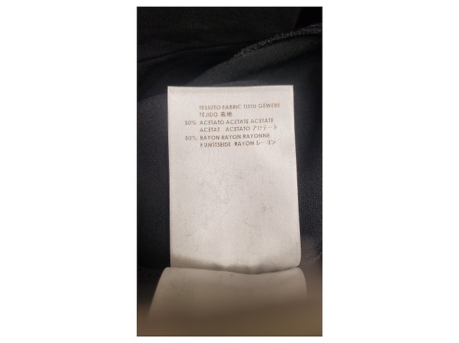 Pantalones de Acetato Negro con Detalles de Botones Alexander McQueen - vista 5