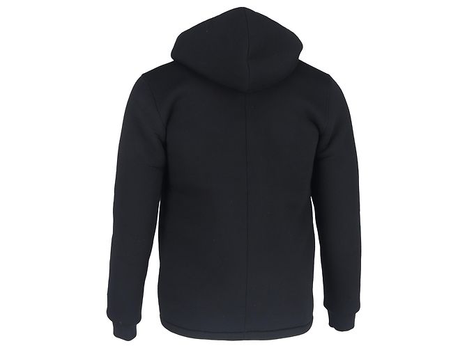 Sudadera con cremallera de poliéster negro con forro de shear de Givenchy - vista 3
