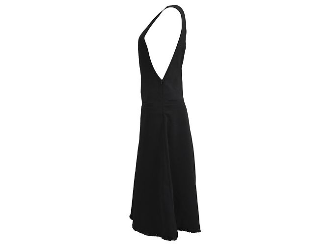 Mono con escote en V de poliéster negro Chloé - vista 2