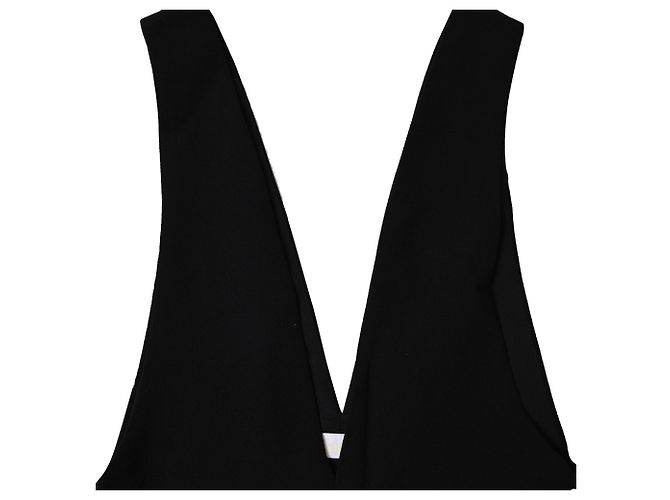 Mono con escote en V de poliéster negro Chloé - vista 5