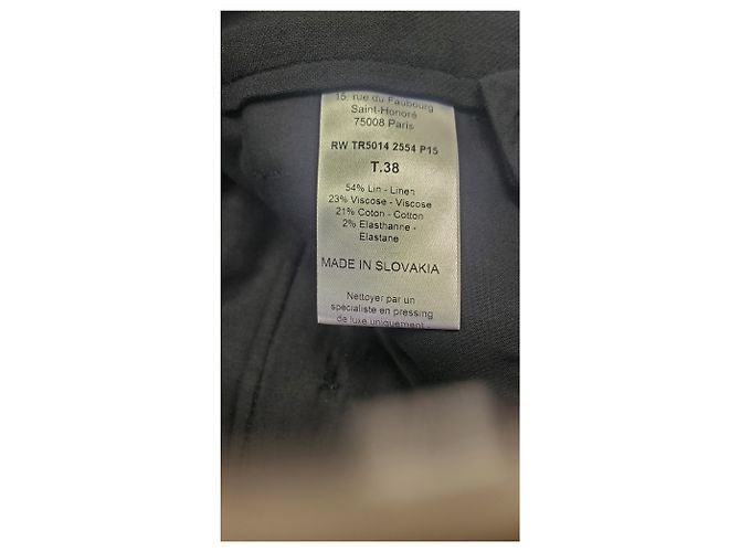 Pantalones Lanvin de lino negro - vista 5