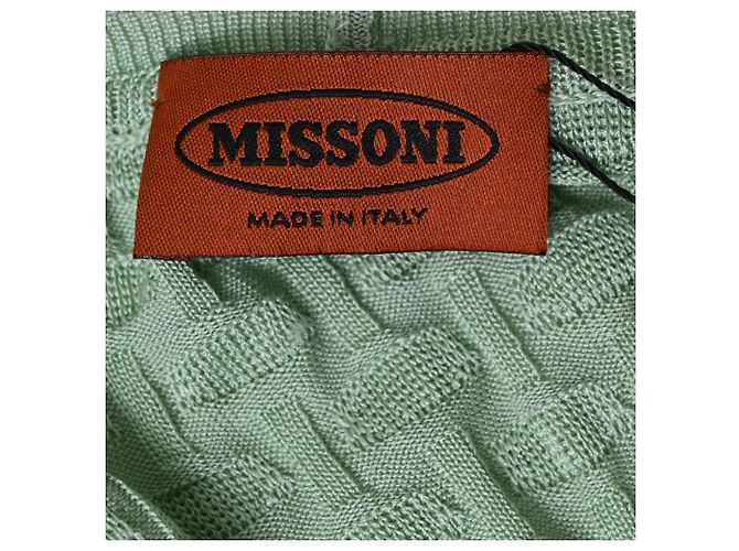 Missoni Knopf-Cardigan aus grüner Viskose - Ansicht 4