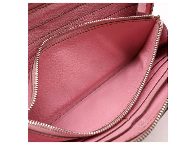 Cartera Hermès Azap Long en cabra Rosa - vista 9