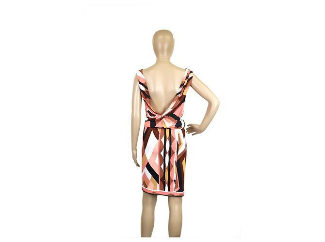 Autre Marque Vestido de rayón Emilio Pucci Rosa - vista 2