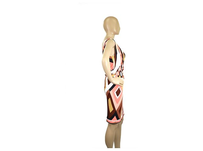 Autre Marque Vestido de rayón Emilio Pucci Rosa - vista 3