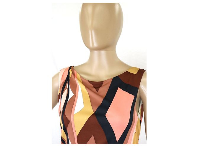 Autre Marque Vestido de rayón Emilio Pucci Rosa - vista 4