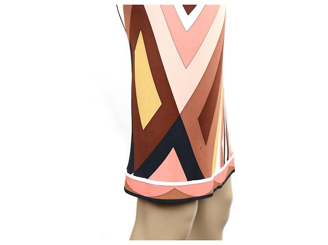 Autre Marque Vestido de rayón Emilio Pucci Rosa - vista 5